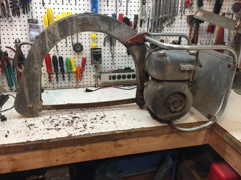 Precision Parts Chain Saw... Power Bow Saw? Smokstak® Antique Engine